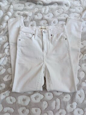 Madewell White High-Rise Skinny Jeans Size 26 D9